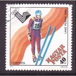 Stamps Hungary -  Lake Placid 80