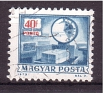 Stamps Hungary -  serie- Historia postal