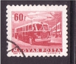 Stamps Hungary -  serie- Transporte público