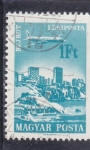 Stamps Hungary -  AVIÓN SOBREVOLANDO BUDAPEST