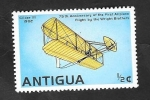 Sellos de America - Antigua y Barbuda -  484 - Avión Glider III, de 1902