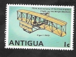 Sellos de America - Antigua y Barbuda -  485 - Avión Flyer I, de 1903