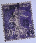 Stamps France -  type semeuse camée