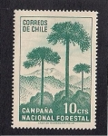 Stamps : America : Chile :  Campaña Nacional Forestal