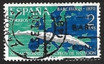 Stamps Spain -  XII Campeonatos uropeos de natacion