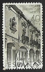 Stamps Spain -  Forjadores de América. Mejico Casa de los Señores de Escala, Queretano