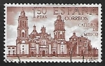 Stamps Spain -  Forjadores de América. Mejico - Catedral de Mejico
