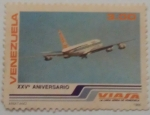 Stamps : America : Venezuela :  XXV ANIVERSARIO DE VIASA