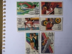 Stamps United States -  Olimpiadas 84 USA