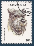 Stamps Tanzania -  Perros de Raza - Zwergschnauzer