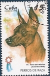 Stamps Cuba -  Perros de Raza - Xolot, el dios perro, del Mictlan