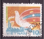 Sellos de Asia - Vietnam -  Cooperación Laos-Camboya-Vietnám