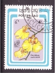 Stamps Laos -  serie- Orquídeas