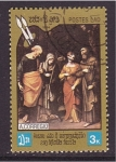 Stamps Laos -  serie- Cuadros religiosos