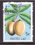 Stamps Laos -  serie- Frutas