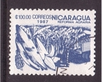 Stamps Nicaragua -  serie- Reforma agraria