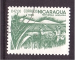 Sellos del Mundo : America : Nicaragua : serie- Reforma agraria