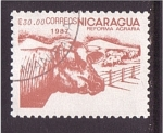 Sellos del Mundo : America : Nicaragua : serie- Reforma agraria