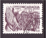 Sellos de America - Nicaragua -  serie- Reforma agraria