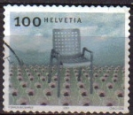 Stamps : Europe : Switzerland :  Suiza 2004 Scott 1169 Sello Diseño Suizo Silla Le Fauteuil Le Corbusier Michel1883 usado Switzerland