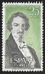 Stamps Spain -  Personajes españoles - José de Espronceda