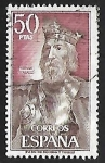 Stamps Spain -  Personajes españoles - Conde Fernán González