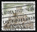 Stamps Spain -  Castillos de España - Santa Catalina (Jaen)