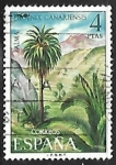 Stamps Spain -  Flora -Palma