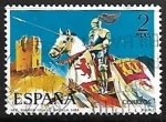 Stamps Spain -  Uniformes militares - Guardia Vieja de Castilla