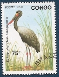 Stamps : Africa : Republic_of_the_Congo :  Jabirú Africano