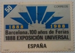 Sellos de Europa - Espa�a -  Barcelona, 100 años de ferias 1888 EXPOSICIÓN UNIVERSAL