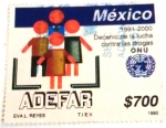 Stamps Mexico -  ADEFAR