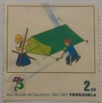 Sellos de America - Venezuela -  AÑO MUNDIAL DEL ESCULTISMO 1982/1983