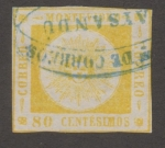 Stamps America - Uruguay -  Soles Cifras Finas