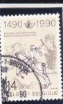 Stamps Belgium -  CORREO A CABALLO