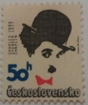 Stamps Czechoslovakia -  CHARLES SPENCER CHAPLIN