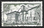 Stamps Spain -  Monasterio de Leyre 