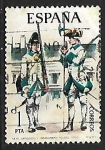 Stamps Spain -  Uniformes militares - Sargento y Granadero de Toledo