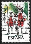 Stamps Spain -  Uniformes militares - Fusilero del Regimiento de Victoria