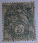 Stamps : Europe : France :  type Blanc