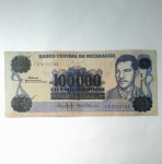 monedas de America - Nicaragua -  100.000 cordobas