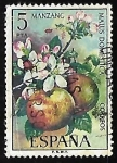 Stamps Spain -  Flora - Manzano