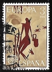 Stamps Spain -  Europa CEPT - Cueva de la araña