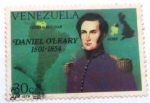 Stamps Venezuela -  DANIEL O´LEARY