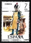 Stamps Spain -  Uniformes militares - Zapador del Regimiento Real de Ingenieros