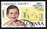 Stamps Spain -  Campaña pro defensa de la vida