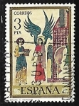 Stamps Spain -  Códices - Catedral de Gerona