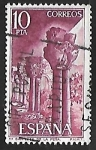 Stamps Spain -  Monasterio de San Juan de la Peña - Capiteles