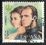 Sellos de Europa - Espaa -  Don Juan Carlos y Doña Sofia. Reyes de España