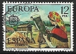 Stamps Spain -  Europa CEPT - Encaje de Camariñas